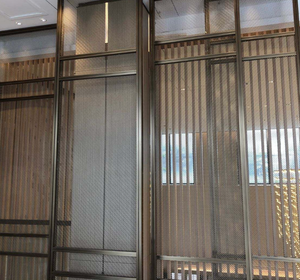 Grille tissée en métal bronze vieilli - <span class=keywords><strong>Insert</strong></span> décoratif de style rétro pour portes d'armoires et façades de rangements - Product Image 3