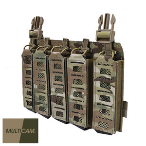 Pochette triple Molle pour chargeurs en nylon 500D, panneau Molle pour chargeurs 5.56, pour gilet tactique - Product Image 2