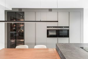 Modern Design Matt Lacquer <strong>Kitchen</strong> <strong>Cabinets</strong> From China Factory Direct with Plywood Carcase and Essential Accessories - Product Image 3
