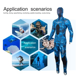Combinaison de <span class=keywords><strong>plongée</strong></span> DIVESTAR 0,5 mm en tissu camouflage super extensible, protection solaire UPF 50+, séchage rapide, respirante, pour la pêche sous-marine - Product Image 5