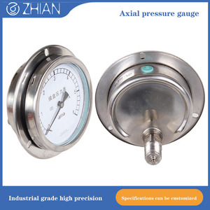 Manomètre à diaphragme haute précision à micro-pression négative en acier inoxydable YE-100BF YE-150BF personnalisé 2,5 KPa - Product Image 1