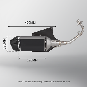Escape Completo para Motocicleta CHMotor, Estilo de Escape con Silenciador, Conexión Media en A, para 150, <span class=keywords><strong>Sprint</strong></span> - Product Image 2