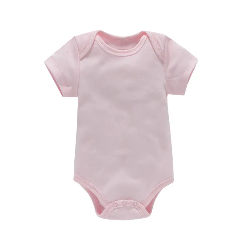 Usine plaine blanc bébé onesie bébé vêtements barboteuse blanc coton vêtements fabricants chine