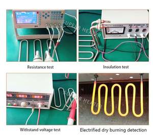 หม้อทอดสเตนเลสสี่เหลี่ยมอุตสาหกรรม4KW 3kW 2KW 1kW 220V อุปกรณ์ทำความร้อนแบบท่อแบน - Product Image 5