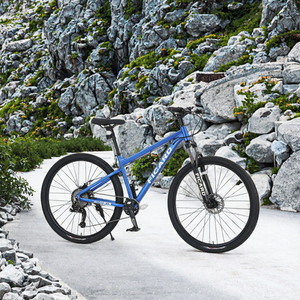 <span class=keywords><strong>Bicicleta</strong></span> de Montaña Negra de 29 Pulgadas con Cuadro de Acero, 21 Velocidades, Frenos de Disco, Todoterreno - Product Image 3