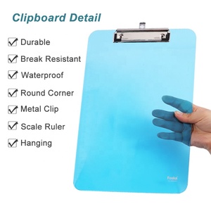 Portablocco Foska a Profilo Basso <span class=keywords><strong>Formato</strong></span> <span class=keywords><strong>A4</strong></span> FC Portablocco in Plastica Multicolore con Clip in Metallo per Apprendimento all'Aperto per Bambini - Product Image 4