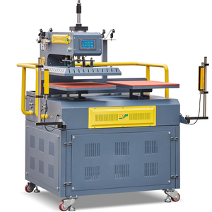 Vente en gros de nouvelles presses à <span class=keywords><strong>chaud</strong></span> pneumatiques doubles <span class=keywords><strong>40x50</strong></span> automatiques pour l'impression de vêtements et de t-shirts 110v/220v - Product Image 4