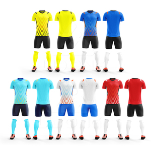 ชุดฝึกซ้อมฟุตบอลคุณภาพสูง เสื้อฟุตบอลอเมริกา ชุด 10 ตัว เสื้อฟุตบอลแบบสั่งทำ - Product Image 5