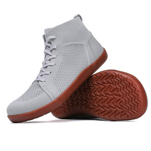 Alta Top minimalista <span class=keywords><strong>Tennis</strong></span>/<span class=keywords><strong>palestra</strong></span> Fitness Zapatillas a piedi nudi Runig <span class=keywords><strong>scarpe</strong></span> a calzino <span class=keywords><strong>per</strong></span> donna uomo a punta larga Casual disegno della caviglia primavera - Product Image 2