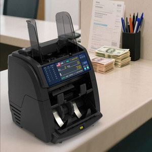 Phổ biến được sử dụng trên máy phân loại tiền giấy màn hình cảm ứng đầy đủ thương mại với máy in nhiệt tích hợp - Product Image 2