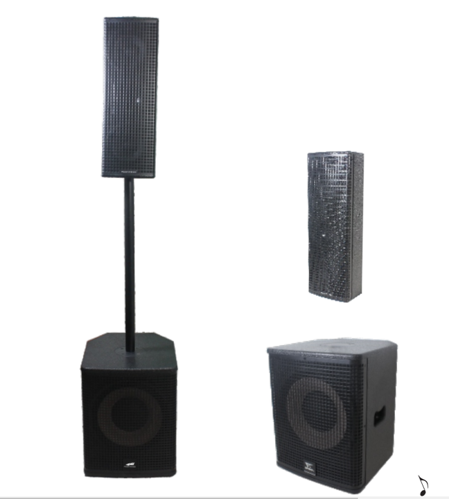 12インチアクティブサブウーファー350W8ohm; LF: 220mmマグネット/100 