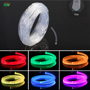 Luces LED RGB de Fibra Óptica Plástica de Larga Distancia, Tira Luminiscente Transparente y Flexible, IP68 Impermeable, Certificación ROHS/CE, Regulable - Product Image 2