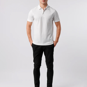 Chemises pour hommes, usage quotidien, douces, 100% coton, unies, anti-plis, pour le travail décontracté et les tenues du week-end (ODM) - Product Image 6