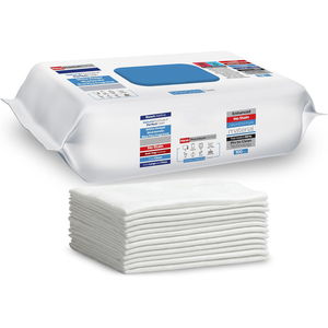 Lingettes de nettoyage ménagères grand format, très résistantes, parfum pin bleu, lingettes humides jetables avec javel pour le nettoyage des surfaces - Product Image 1