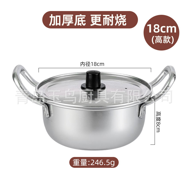 18cm Mini Aluminum Stockpot [Serves 1-2]