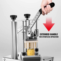 Handmatige roestvrijstalen keukenhulpjes machine voor het schillen van fruit & groenten zoals aardappel, ui, tomaat, paprika en andere citrusvruchten