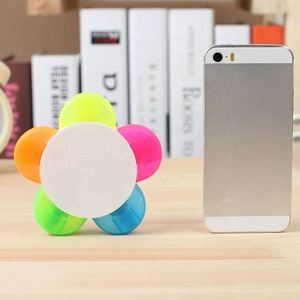 Cadeaux promotionnels en plastique avec logo personnalisé, marqueurs surligneurs aquarelle, forme de fleur, multicolores, lot de 5 pièces - Product Image 4