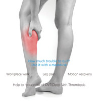Masseur de jambes personnalisé un airbag Circulation sanguine et drainage lymphatique Machine de massage par compression de pression d'air