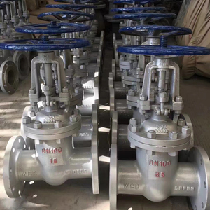 วาล์วประตูเหล็กหล่อแบบมีหน้าแปลน DN400 ขนาด 16 นิ้ว ANSI 300LB แบบก้านยกพร้อมวงล้อหมุน  แบบมีซีลโลหะ WCB - Product Image 3