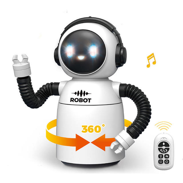 Diy Kids Educational STEAM Toy Multi-function Remote Control MINI Smart Robot Voice Control Touch Sensor Robotic Programming