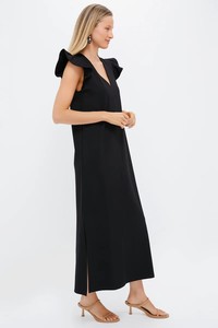 Elegante Vestido de Verano Casual para Fiesta, sin Mangas, Largo hasta el Tobillo, Cuello en V, Transpirable, Ecológico, de Spandex/Algodón, Corte en A, para Maternidad - Product Image 5