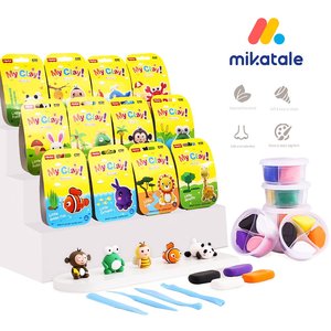 Argile polymère super légère de haute qualité pour la fabrication de jouets DIY, ensemble de pâte à <span class=keywords><strong>modeler</strong></span> en mousse, argile auto-durcissante pour enfants - Product Image 3