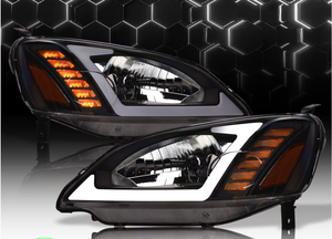 Pour Honda pour Civic 2001-2004 nouveaux accessoires de voiture halogène LED phares DRL Chrome feux diurnes - Product Image 3