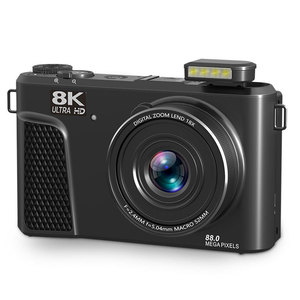 Appareil photo numérique 8K Ultra HD 88 mégapixels, zoom numérique 18x, photographie macro, portable pour les voyages - Product Image 1