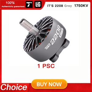 Motor TMotor IT'S 2208 FPV Freestyle 1750KV Gris, Motor Brushless Outrunner Potente, Piezas para Drones FPV BLDC - Product Image 5