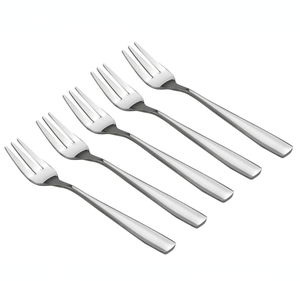 DFO05 ส้อมขนมหวานสแตนเลส 3 ง่าม ชุดส้อมผลไม้ ส้อมหอยนางรม 3 ฟัน - Product Image 6