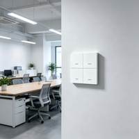 Barre de commande intelligente Wi-Fi OEM ODM pour Android, contrôleur de scène à quatre boutons pour ventilateur, lumière, climatiseur, rideau, usage en appartement