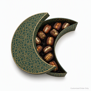 Food Grade Beauty Custom Design <b>EID</b> Ramanda Moon Shape Rigid Paper Candy Cookie Cake Chocolate Packaging <b>Boxes</b> - Product Image 1