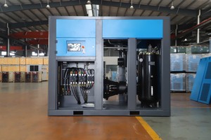 ZAKF เครื่องประหยัดพลังงาน 175HP 132KW 11KW 30KW 75KW 110KW 185KW 7-12บาร์ เครื่องสูบลมแบบสกรูความเร็วคงที่สำหรับเครื่องเป่าลม 175HP - Product Image 4