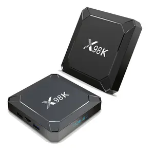 Tv Box Android 13 Rk3528, set top Box X98K mendukung 8K 2GB 16GB 4GB 32GB WIFI 6 BT5.0 terbaru 2024