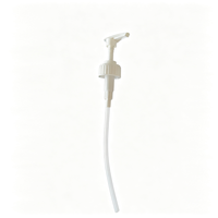 Bouteille en verre réutilisable de 4 litres avec poignée et pompe, distributeur de savon en verre pour la cuisine et la salle de bain