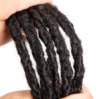 Originea RTS Prezzo all'ingrosso Estensioni di capelli vergini Remy brasiliani con texture interlock e ricci crespi per Microlocs e Sisterlocks