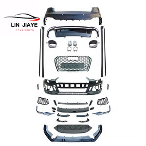 Kit de carrosserie automobile de haute qualité pour <span class=keywords><strong>Audi</strong></span> A4 B9 modifié en pare-chocs avant de style <span class=keywords><strong>RS4</strong></span> avec calandre en matériau PP 2017-2019 - Product Image 6
