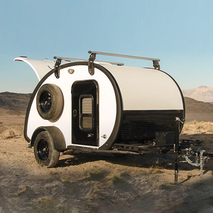 Fctrailers fermé petites remorques en fibre de verre Cargo couvrir roues à dégagement rapide boîte de camping-car - Product Image 1