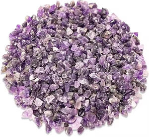 Vente en gros de pierres de gravier d'améthyste naturelle en cristal de quartz pour la décoration de la maison - Product Image 5