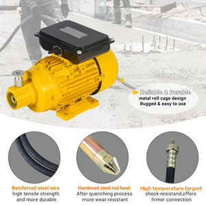 Stahlgehäuse Vibrationsstab Einphasenmotor ZN 1,5KW 2PS 220V Betonvibrator Elektromotoren - Product Image 3