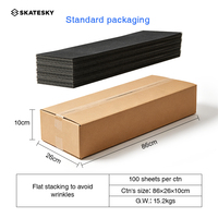 Vente en gros de ruban adhésif pour skateboard personnalisé avec logo imprimé 33x9 pouces 80AB