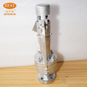 Van nồi hơi giảm áp suất hơi nước AK814-B loạt thép không gỉ SS mùa xuân nạp nhiệt độ cao van an toàn - Product Image 4