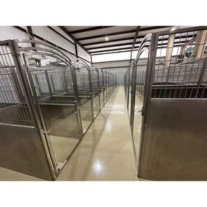 Vente en gros grande <span class=keywords><strong>cage</strong></span> de rangement lourde et personnalisée grande <span class=keywords><strong>cage</strong></span> pour chien en acier inoxydable avec motif animal - Product Image 6