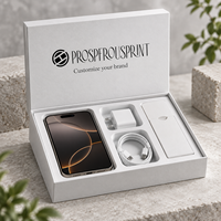 Boîte de rangement rigide personnalisée OEM ODM imprimée pour batterie externe, écouteurs, câbles, emballage cadeau, vente en gros