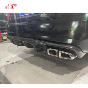 9 y0.2 auto Segmental FD stile segmentato paraurti anteriore Splitter per Porsche Cayenne Suv coupé diffusore labbro anteriore - Product Image 5