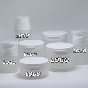 Nouveauté : Flacons pompe sans air en PP de 30 ml et 100 ml, pots en plastique blancs pour crème visage cosmétique 150 g - Product Image 1