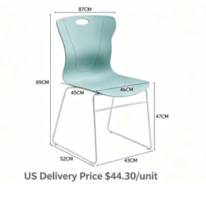 Plastic Restaurant <b>Dining</b> <b>Chairs</b> | Modern Design BIFMA Certified Home Office Apartment 1 Year Warranty Fast Shipping USA - Product Image 3
