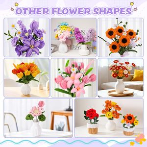 Vente en gros de fil chenille torsadé de 8 mm de haute qualité, doux et moelleux, pour la création de fleurs artisanales - Product Image 3