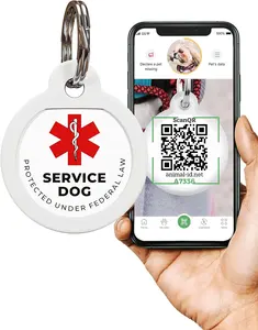 RFID NFC silicona encontrar mascota perro animal etiqueta anti-Pérdida mascota código QR 213 etiqueta epoxi para perro gato