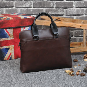 Maletín de Cuero Estilo Diplomático Vintage para Oficina, Negocios, Trabajo, Bolso Suave, Mochila, Maletines de Cuero, PU - Product Image 4